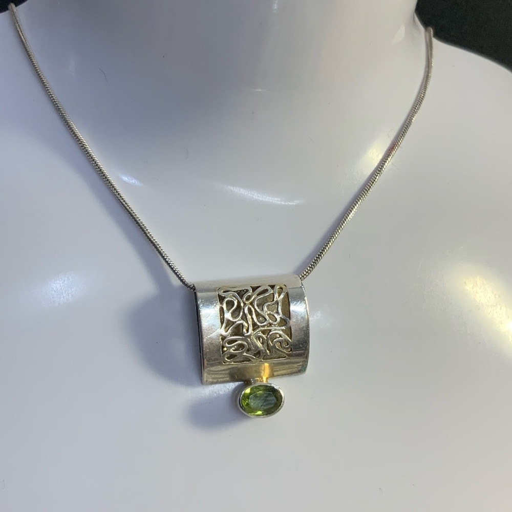 Sterling Silver Designer Slide on Chain